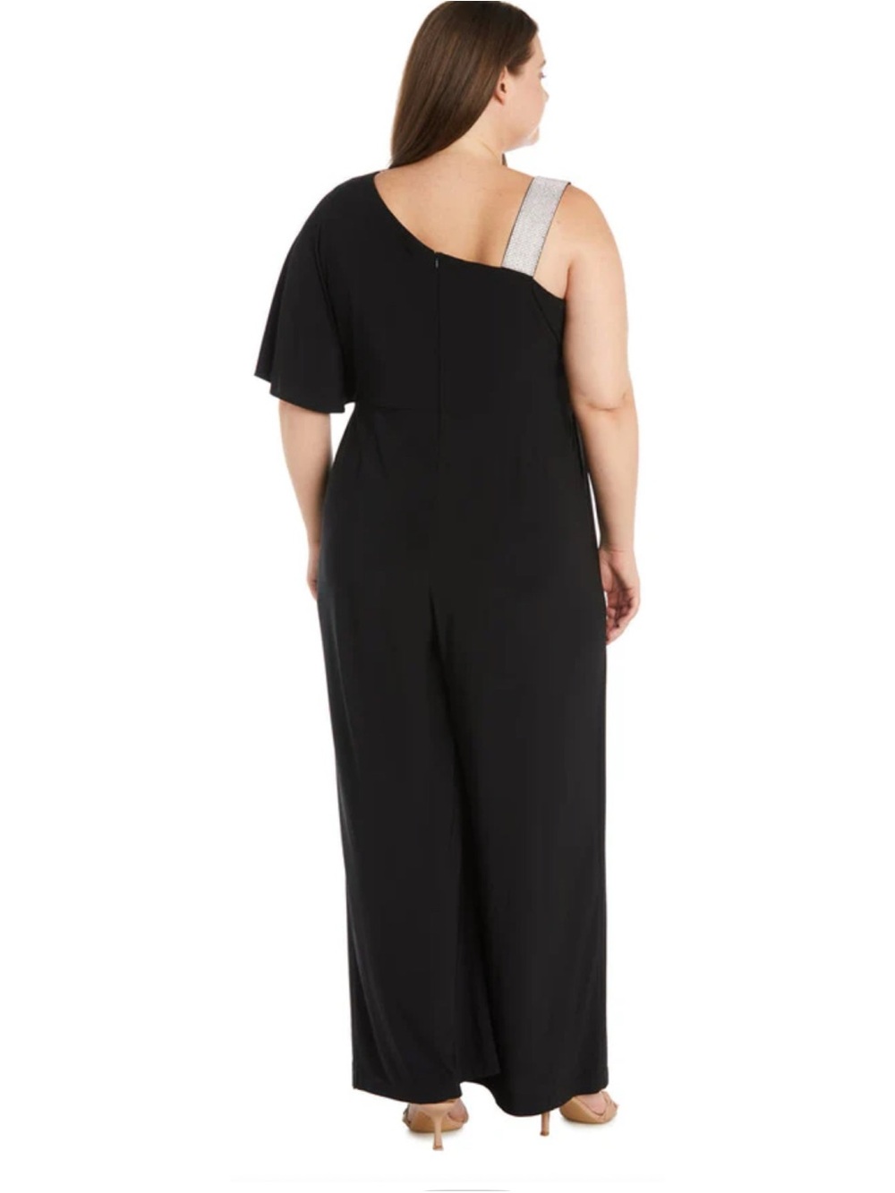 R&M Richards One Shoulder Jumpsuit - Picture 2 of 7